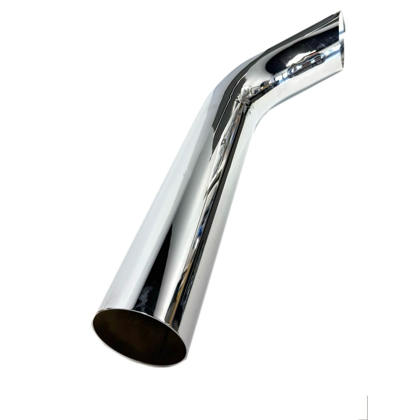 Fortpro 5" O.D. Chrome Bullhorn Exhaust Stack Pipe - 60” Long | F247710