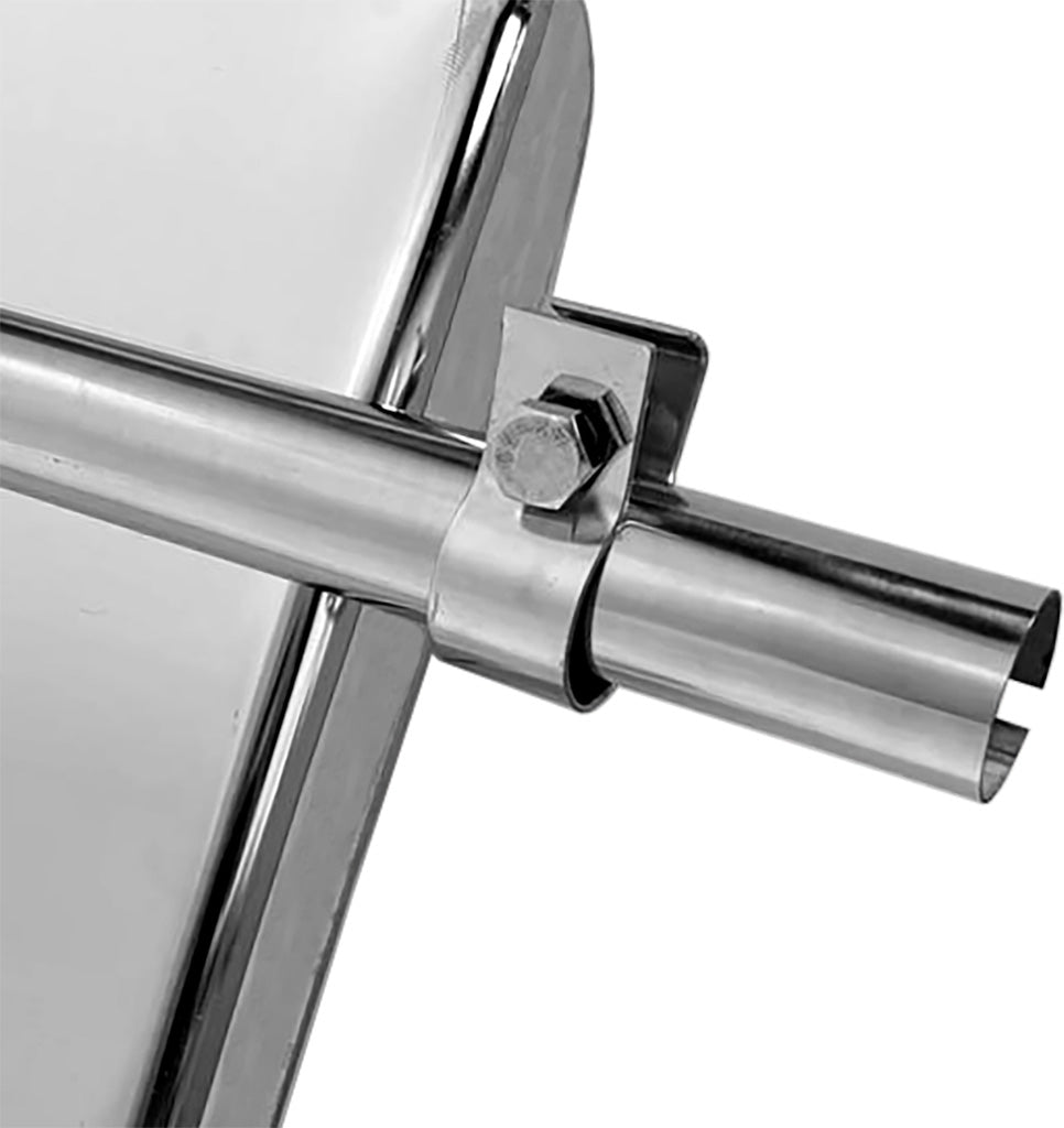 Fortpro 24" x 24" Quarter Fenders Pair Set - Heavy Duty Stainless Steel For Freightliner, Kenworth, Mack | F245690