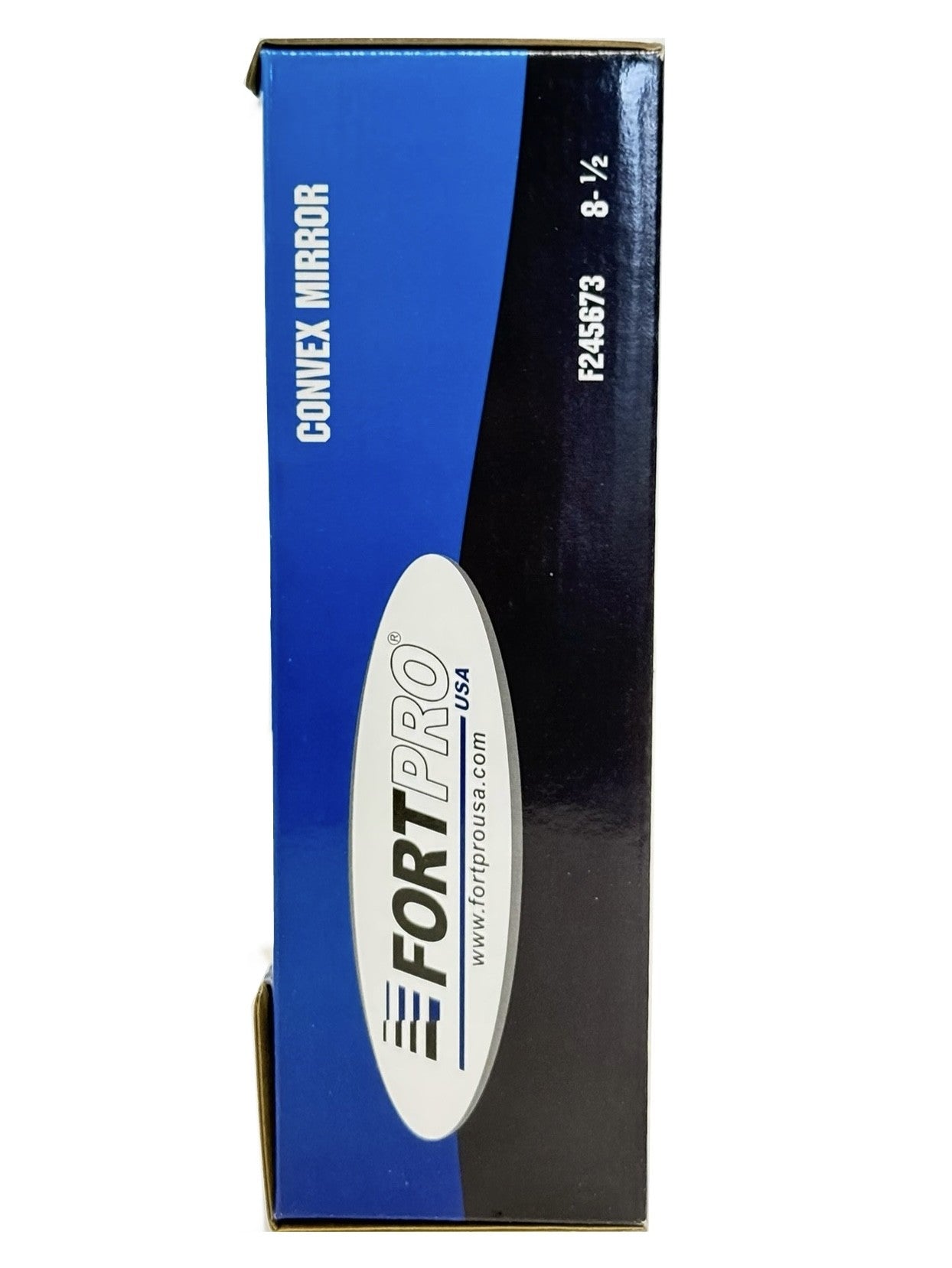 Fortpro 8 1/2" Convex Mirror Stainless Steel with Center Stud Mount | F245673