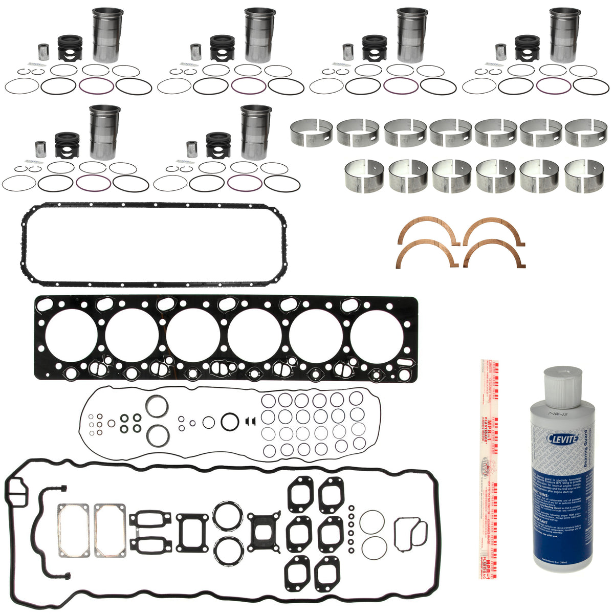 Engine Overhaul Kit For Mack Mp8 335 / 485 & Volvo D13f - Replaces Mp8101-002, Mv1301-001