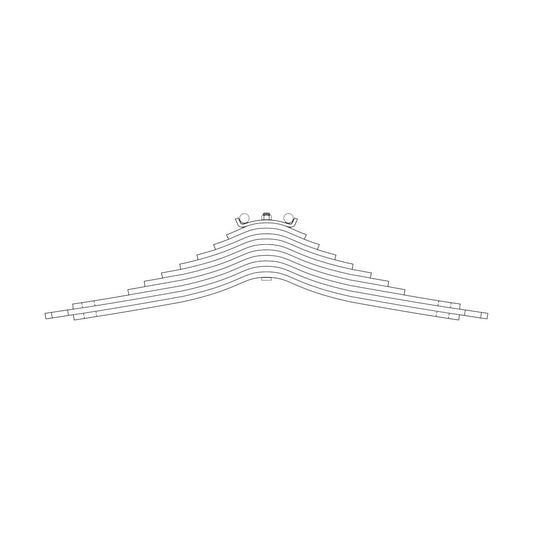 62890 Truck Leaf Spring for Mack DM/LE/MR Models - Replaces 2QK3377