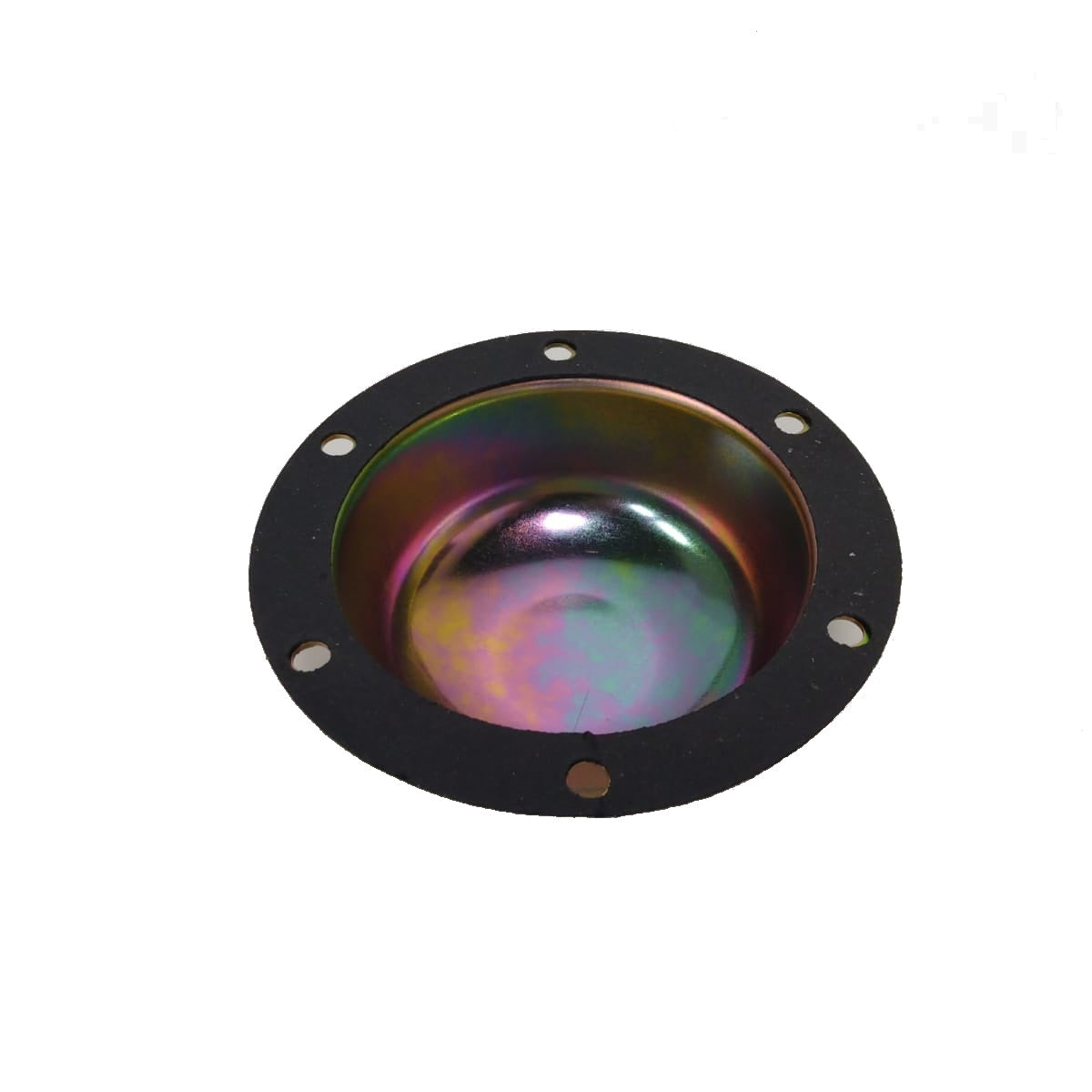 Fortpro Steel Non-Vent Axle Hub Cap w/ 6 Holes and Gasket, Grease Applications | Replacement for Stemco 340-5097 | F276193