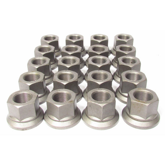 Fortpro M22 x 1.5 THD - 33mm HEX Teflon Coated, 2 Pieces Flanged Nuts Replaces - E6000A | F286669-20QTY