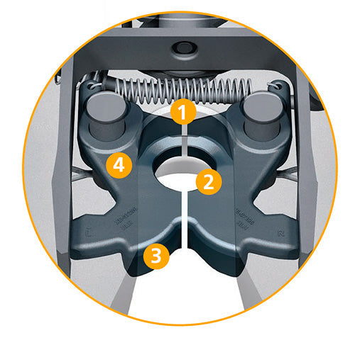 SAF Holland FW35 Fifth Wheel Top Plate | XA-351-A-L-P