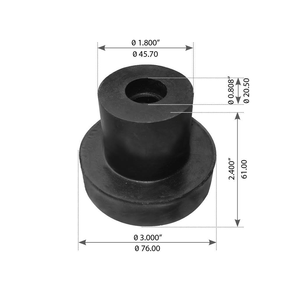 Fortpro Cabin Mount for Kenworth - Replaces K066-176, 05-14794, 476869C1