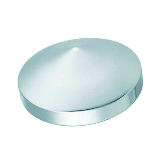 Fortpro Semi Truck Chrome Steel Rear Pointed Style 8 1/2" Axle Dia - 8" ID Hub Cap | F245699