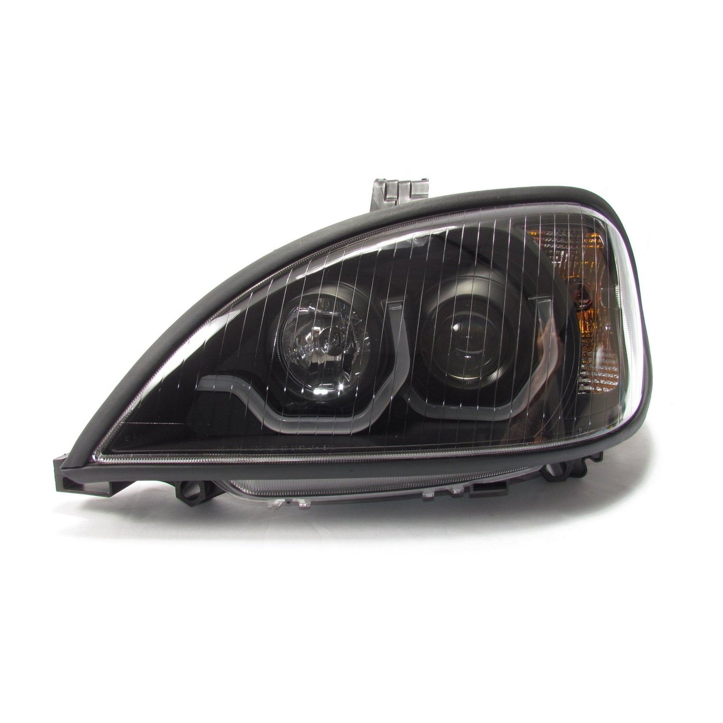 Black Housing Projector Headlights for Freightliner Columbia