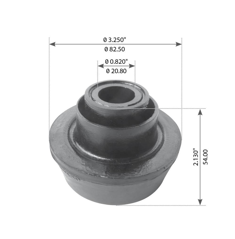 Front Motor Mount for Kenworth T600 & W900 - Replaces K066-405, K066-423