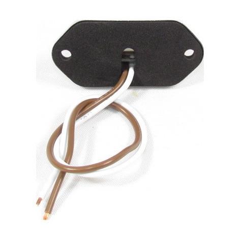 Fortpro Led Chrome License Plate Light 4 Led Multi-Voltage 12V-24V