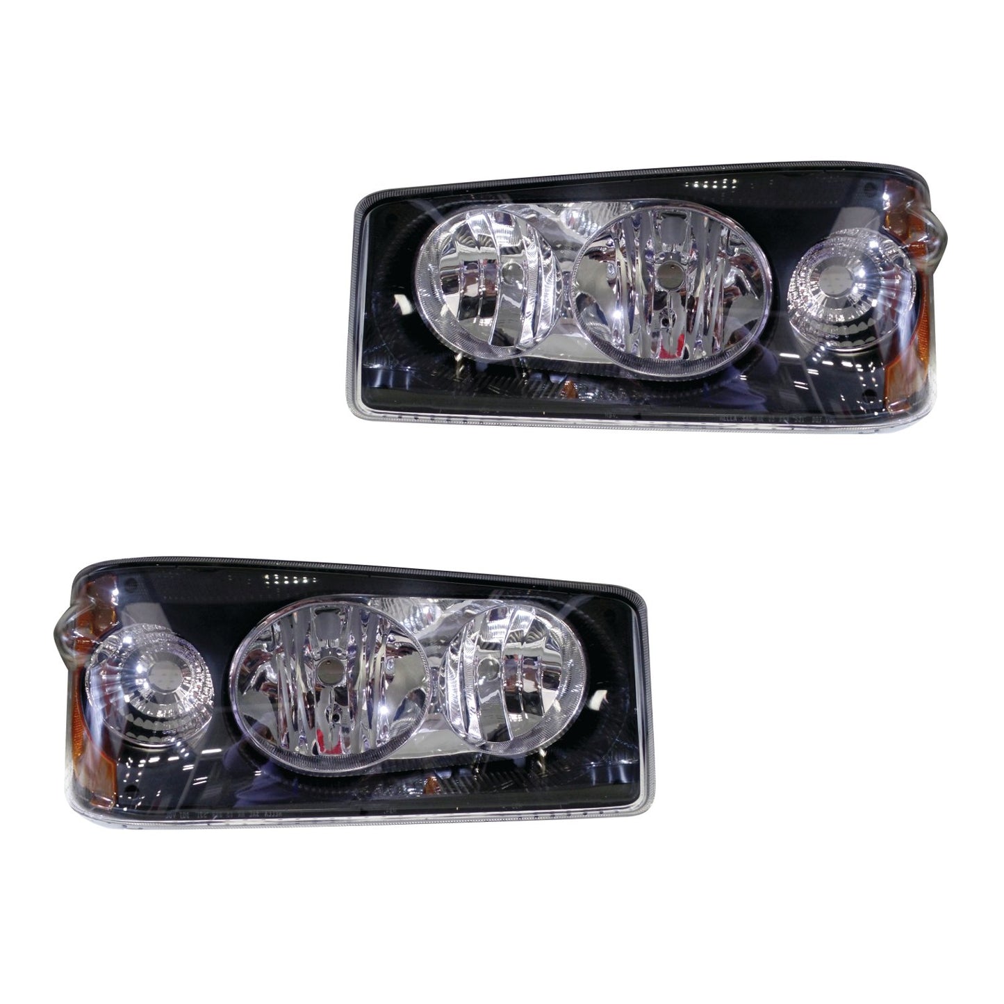 Fortpro Headlights Assemblies with Corner Lamp for Mack Granite Models