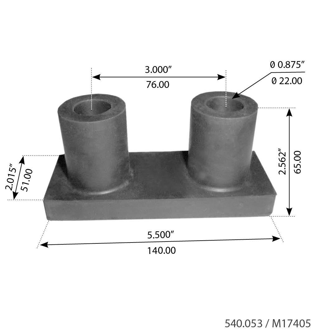 Motor Mount for Kenworth T600, T800 - Replaces K066-282, K066-296, K066-320