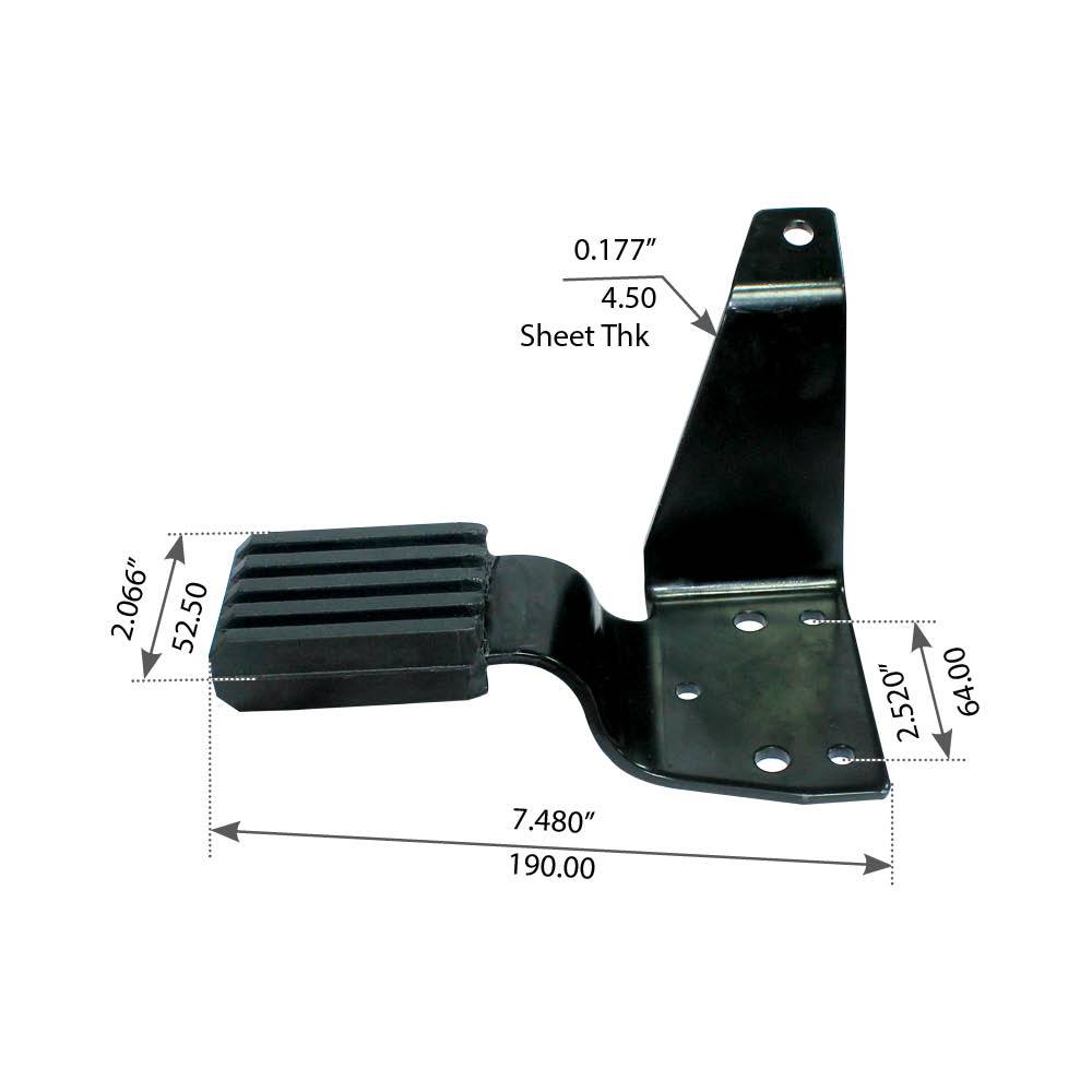 Hood Rest Bracket for Mack - Both Sides - Replaces 140QM434M - 140QM433M