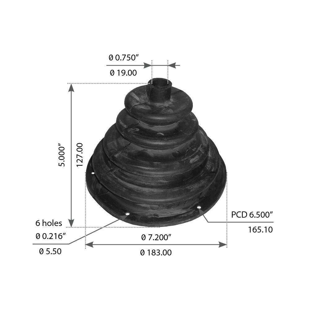 Shifter Boot For Kenworth Multiple applications - Replaces K042702