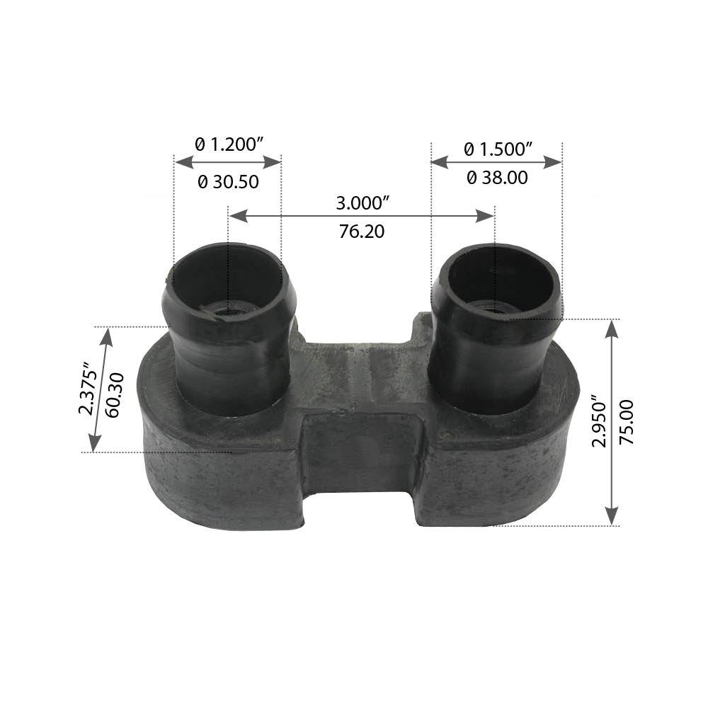 Fortpro Motor Mount for Freightliner - Replaces LORJ2094136, LORJ2094416