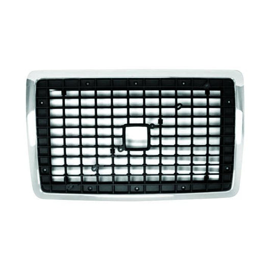 Fortpro Black Grille Set with Chrome Surround Compatible with Volvo VNM, VNL 2004-2018