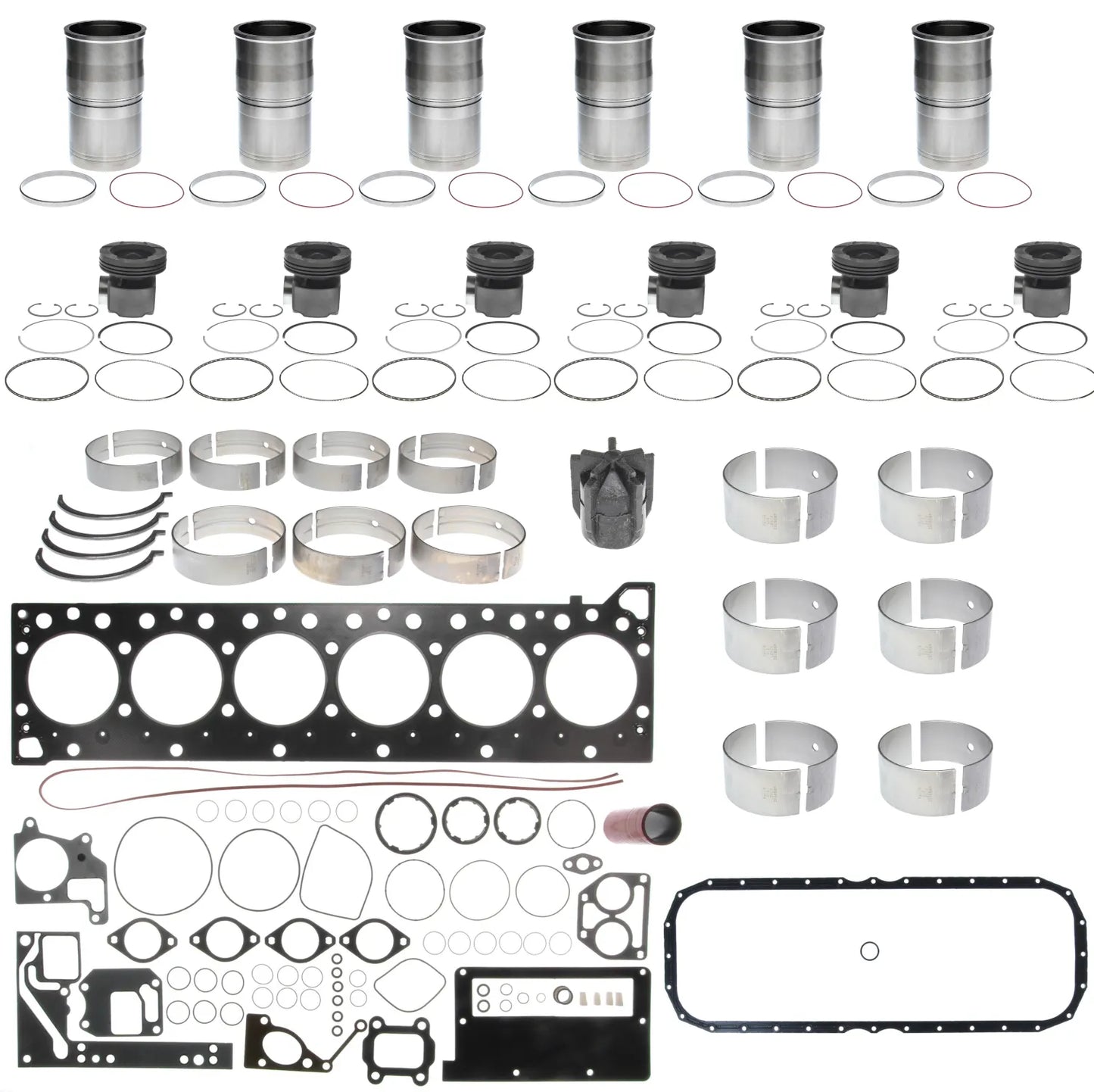 In-frame Kit For Cummins Isx Engine – 150mm Apr Cylinder Liner With Pink O-ring, Dual Camshaft, EGHD - 4376175