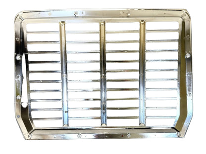 ABS rectangular vent with slats on a white background