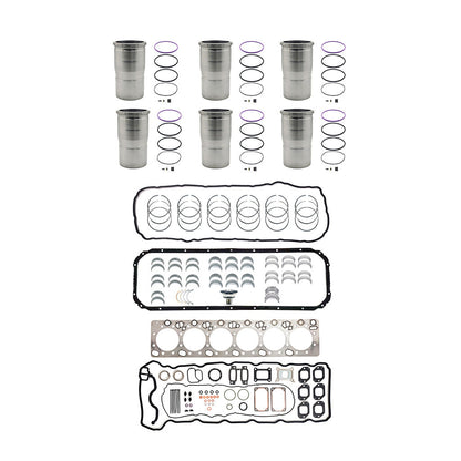 In-Frame / Overhaul Kit for Mack MP8 & Volvo D13 Engines Piston-less Re-ring Rebuilt kit | F012091-001