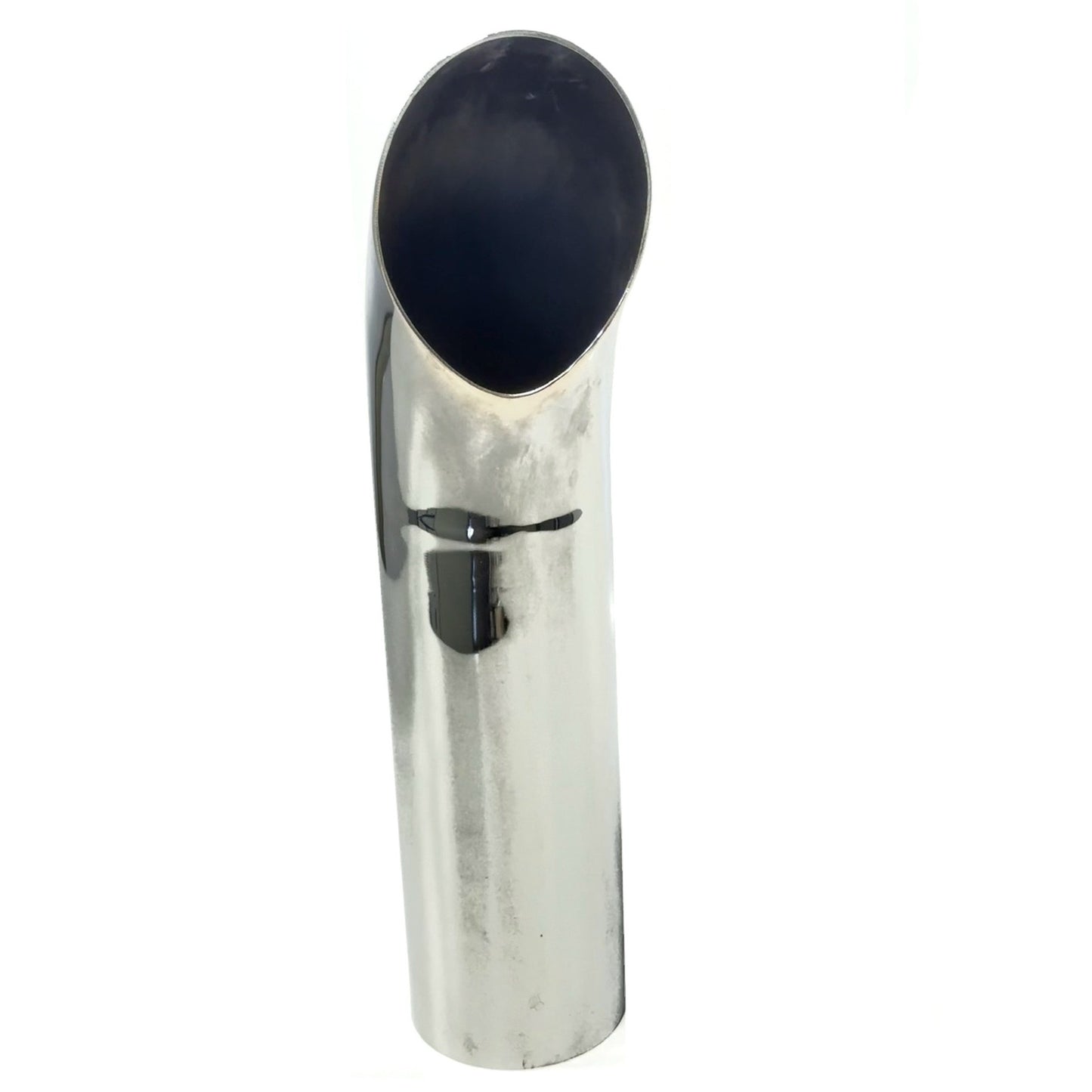 Fortpro 4" O.D. Chrome Curved Exhaust Stack Pipe