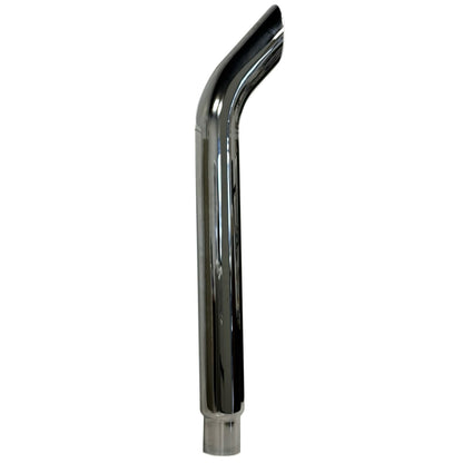 Fortpro 6" to 5" Chrome Bullhorn Exhaust Stack Pipe - 60" Long | F247733