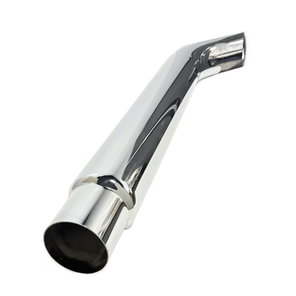Fortpro 6" to 5" Chrome Bullhorn Exhaust Stack Pipe - 60" Long | F247733