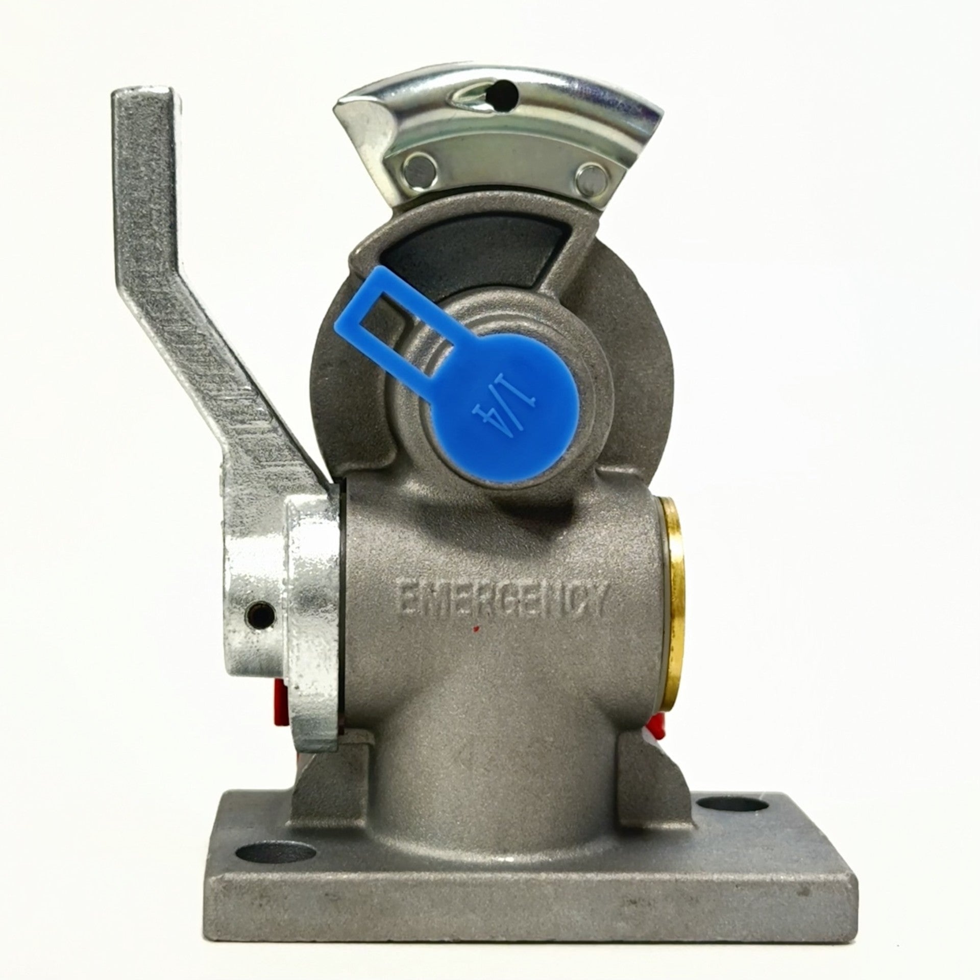 Fortpro Red Emergency Gladhand with Shutoff Valve Replacement for