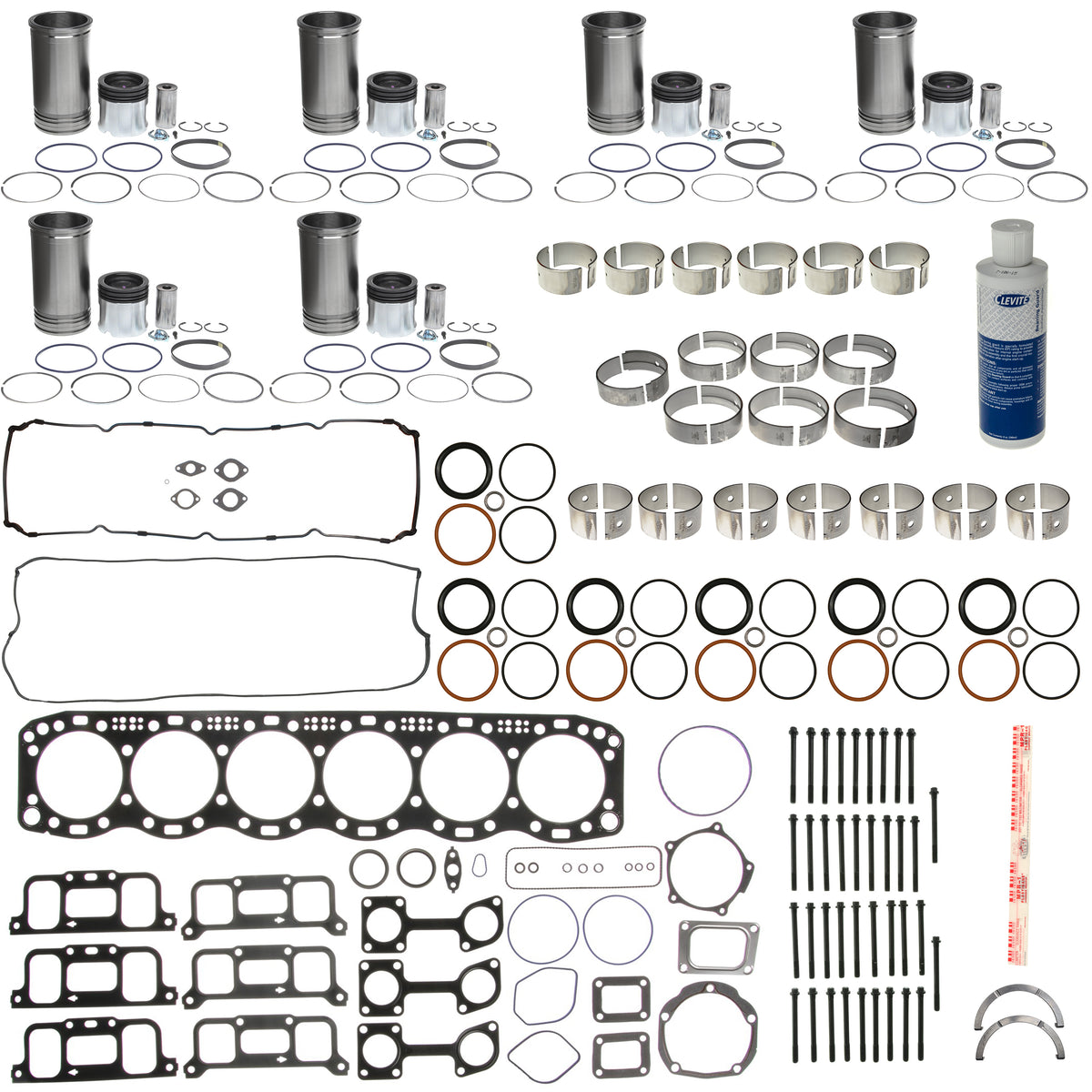 Detroit Diesel Series 60 12.7l Inframe Overhaul Kit – 6 Cyl, 778 Cid, 130mm Bore X 160mm Stroke, Turbocharged, SOHC