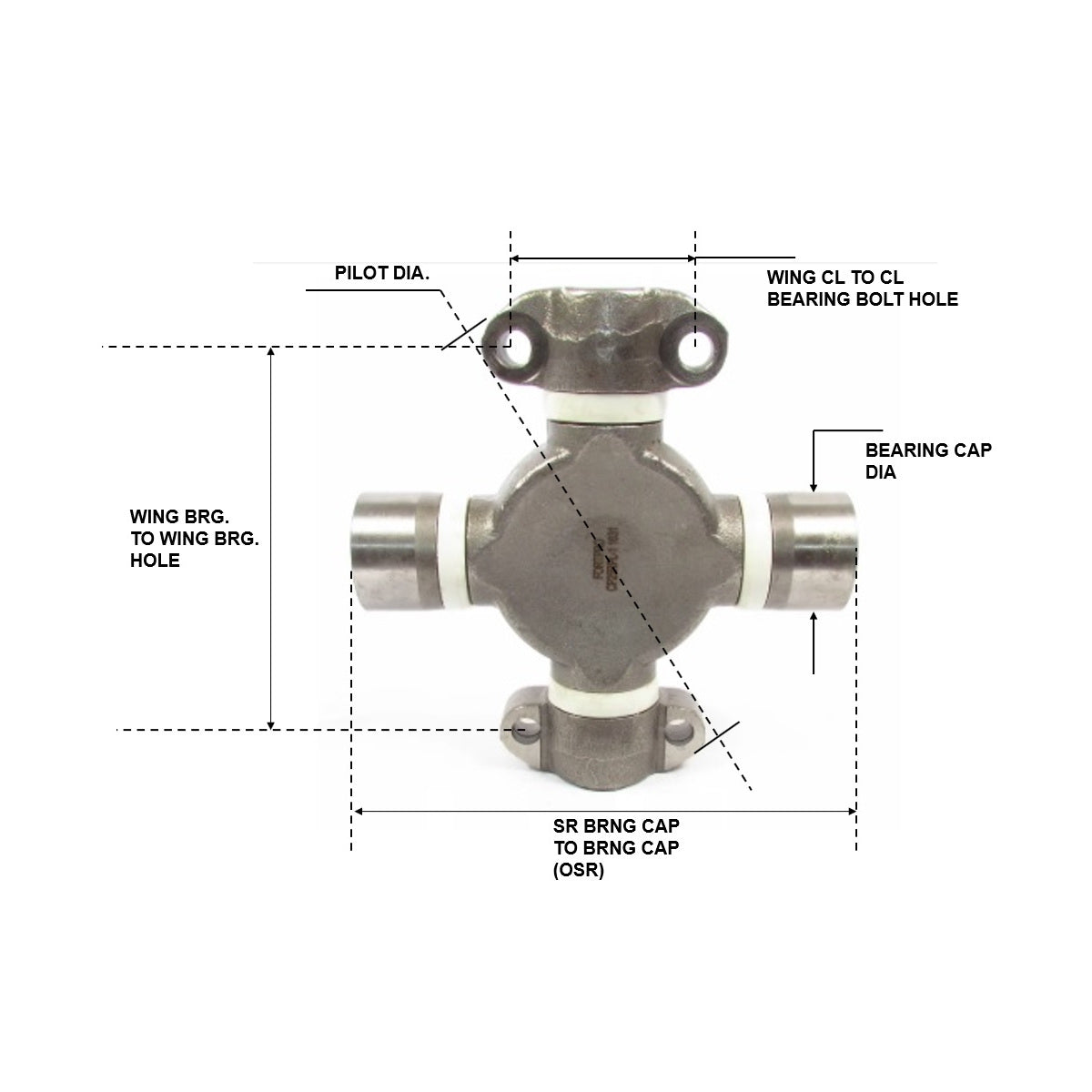 Fortpro U Joint RPL Type Replaces CP25RPL-1 | F276128