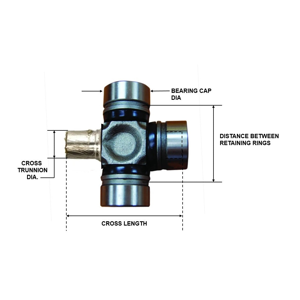 Fortpro U Joint Inside Snap Ring Style Replaces 5-170X, 5-103X - 1000 Series | F276111