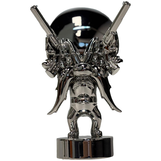 Yosemite Sam Hood Ornament for Semi-Trucks – Chrome Finish