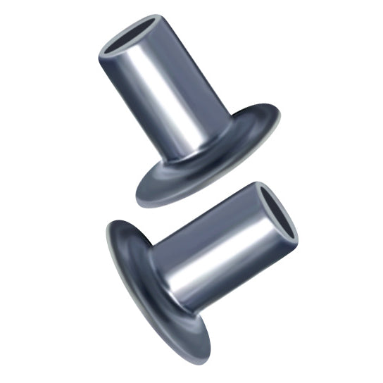 Gr10 Rivets Fortpro Steel Semi-Tubular Brake Lining Rivets (10-8), 1/2