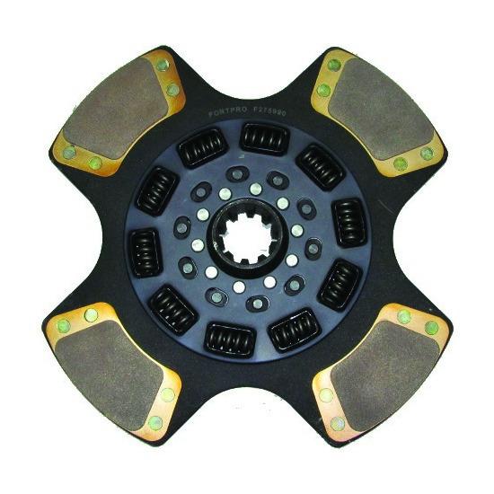 14in Clutch Disc With 1-3/4x10in Spline & 8 Springs - Rear