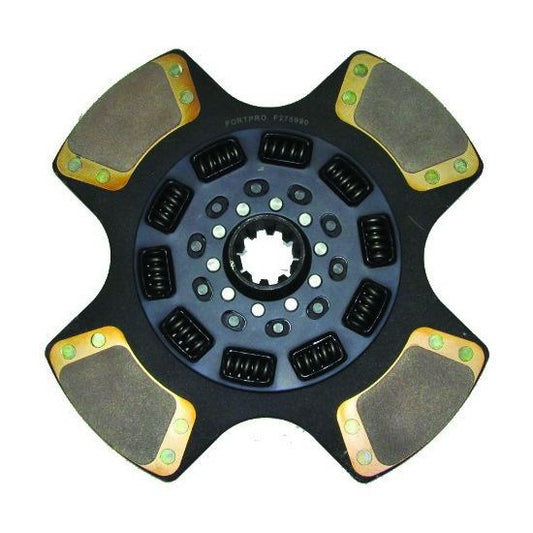 15 x 1/2in Clutch Disc With 2x10in Spline & 10 Springs - Front