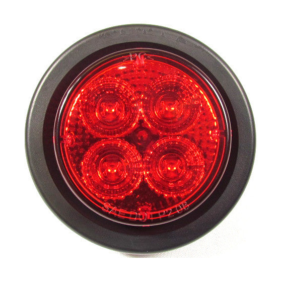 Fortpro 2-1/2" Round Clearance/Marker Led Light with 4 LEDs