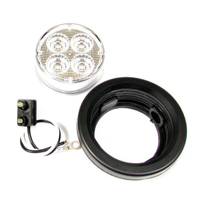 Fortpro 2-1/2" Round Clearance/Marker Led Light with 4 LEDs