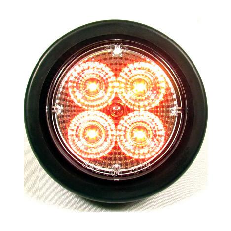 Fortpro 2-1/2" Round Clearance/Marker Led Light with 4 LEDs