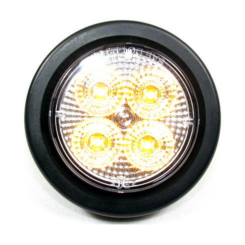 Fortpro 2-1/2" Round Clearance/Marker Led Light with 4 LEDs