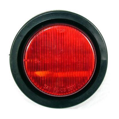 2-1/2" Round Red LED Light with 13 LEDs - 24 Volts for Marker Light