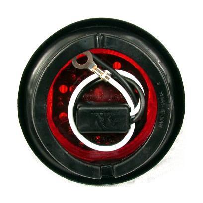 2-1/2" Round Red LED Light with 13 LEDs - 24 Volts for Marker Light