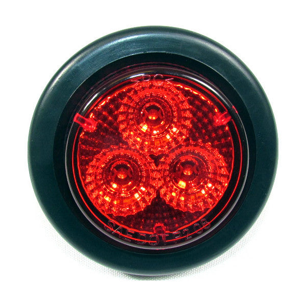 Fortpro 2" Round Clearance/Marker Led Light with 3 LEDs