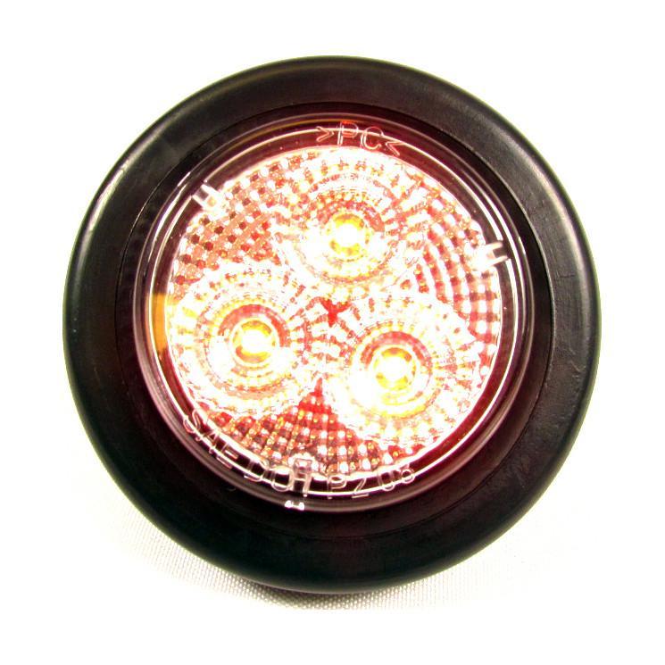 Fortpro 2" Round Clearance/Marker Led Light with 3 LEDs