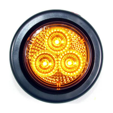 Fortpro 2" Round Clearance/Marker Led Light with 3 LEDs