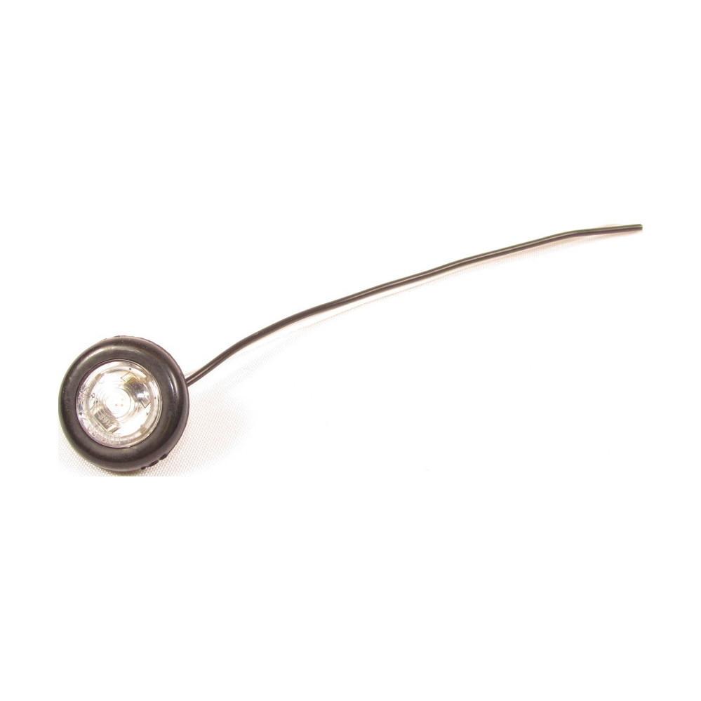 Fortpro 3/4" Round Clearance/Marker Flat Led Light with 1 LED