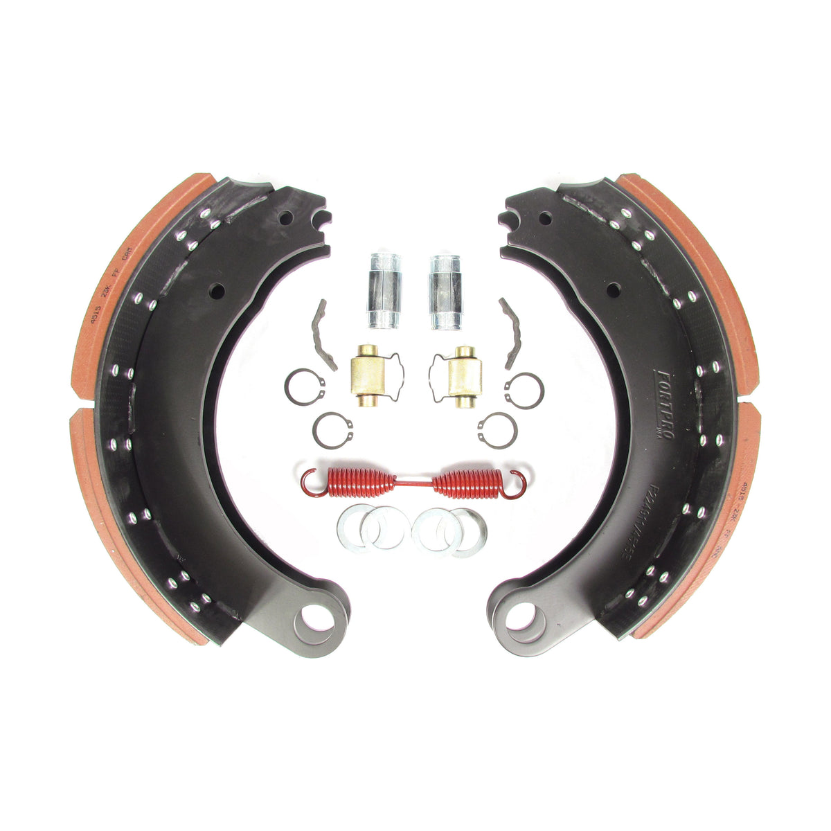 Fortpro 4515E/4515P Rear/Trailer Brake Shoe Box Kit - GAWR 23K - Brake ...