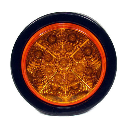 Fortpro 4" Round Led Light with 17 Leds and Chromed Reflector