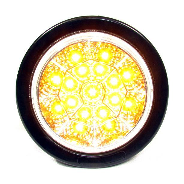 Fortpro 4" Round Led Light with 17 Leds and Chromed Reflector