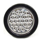 Fortpro 4" Round Light with 24 Leds and Amber Lens