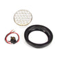 Fortpro 4" Round Light with 24 Leds and Amber Lens