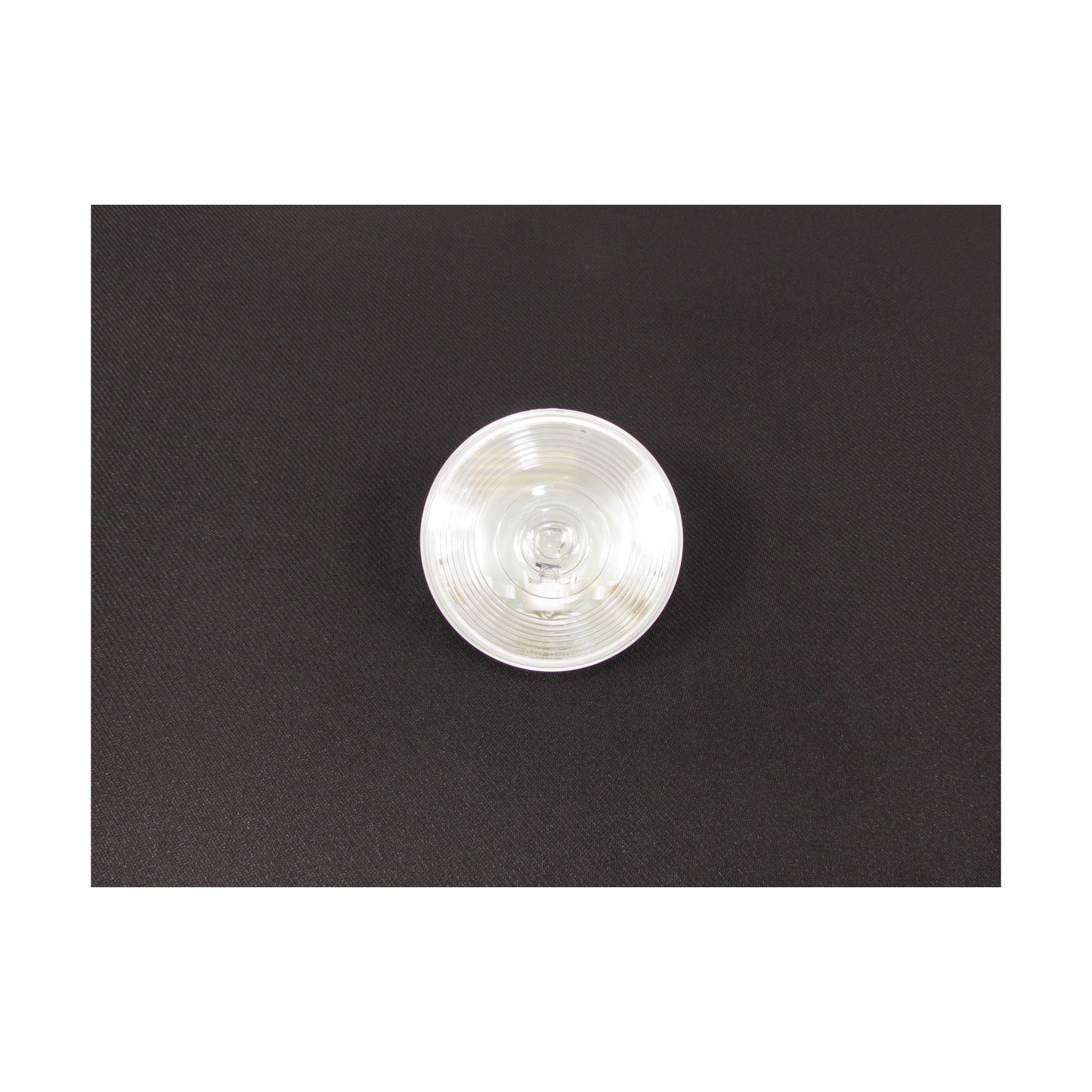 Fortpro 4" White Round Backup Incandescent Light with Clear Lens - Sealed
