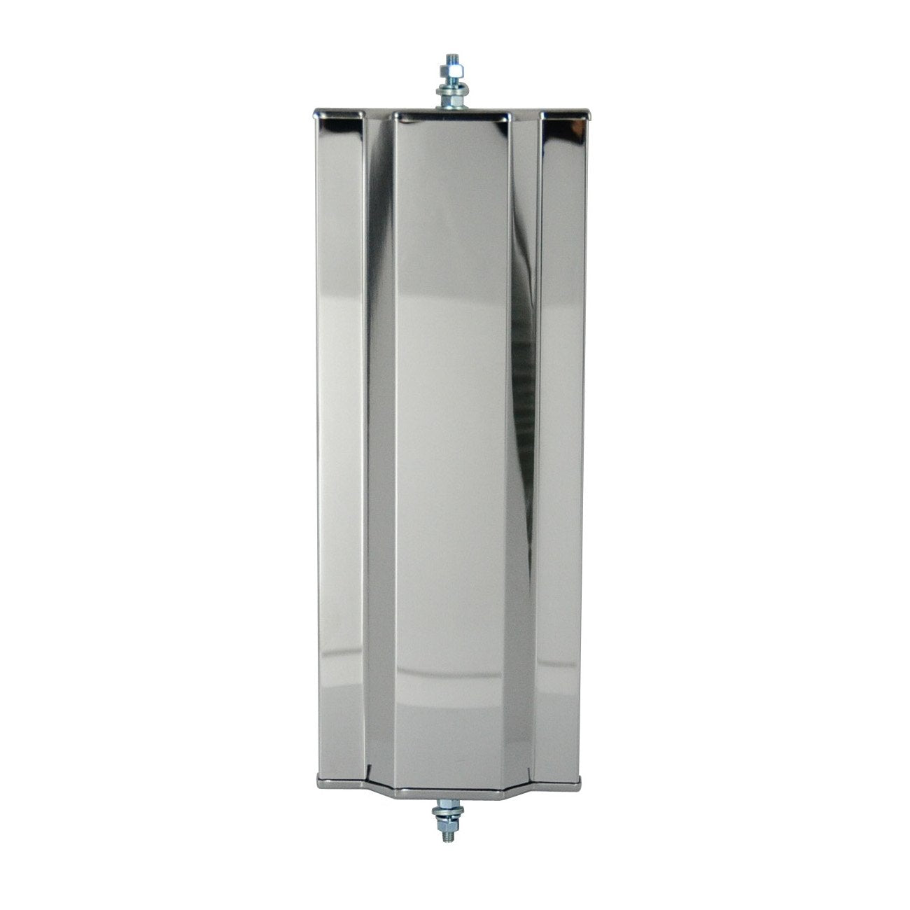 Fortpro 6 1/2" x 16" Stainless Steel West Coast Mirror Head with Convex | F245676